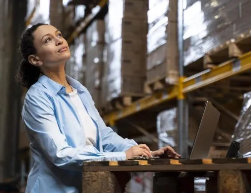 woman-working-warehouse