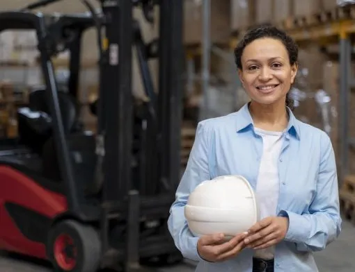 woman-working-warehouse