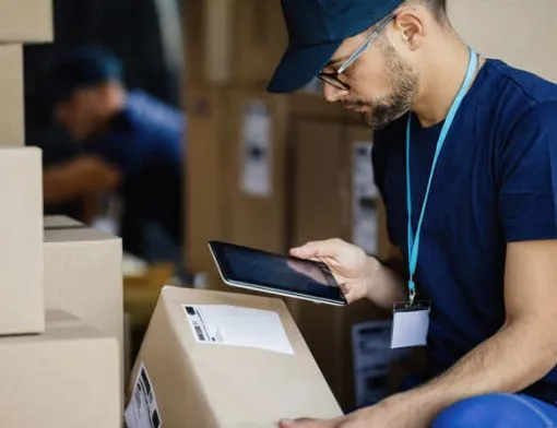 Etapas do processamento de pedidos na logística