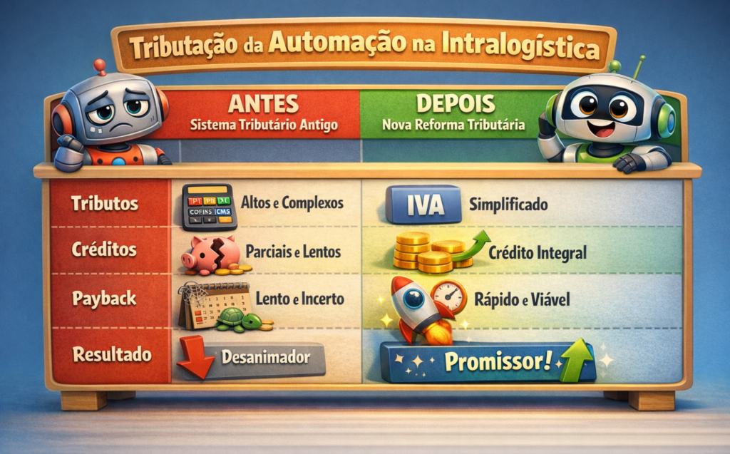 Tributação da automação na intralogística