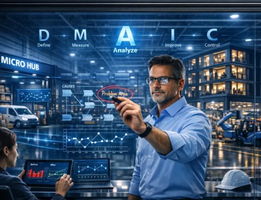 DMAIC expõe a falha que sua operação insiste em repetir