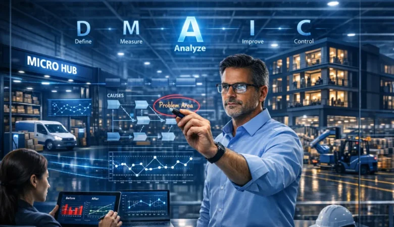 DMAIC expõe a falha que sua operação insiste em repetir