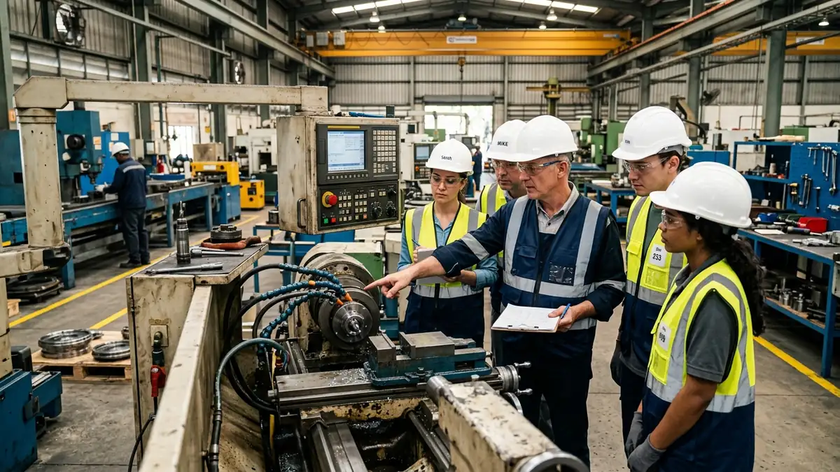Treinamento corporativo in company realizado dentro do ambiente operacional da empresa