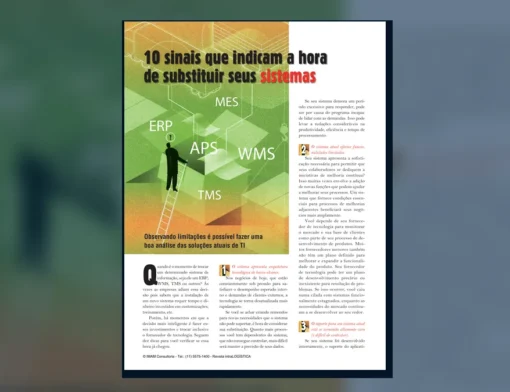 Capa do artigo do acervo técnico da IMAM sobre sistema legado