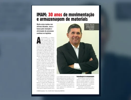 Capa do artigo do acervo técnico da IMAM sobre história da armazenagem