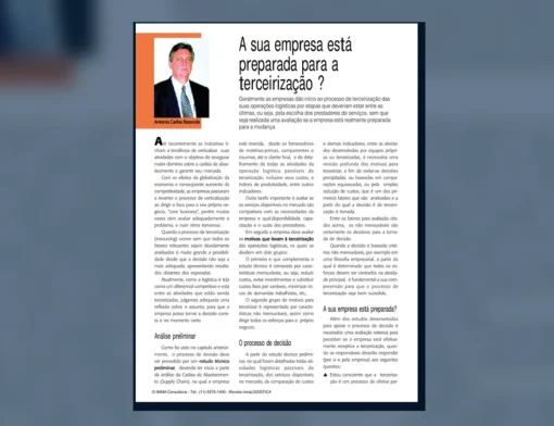 Capa do artigo do acervo técnico da IMAM sobre checklist de terceirização