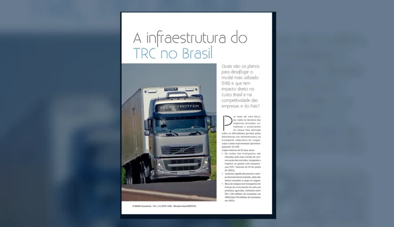 Capa do artigo do acervo técnico da IMAM sobre infraestrutura rodoviária