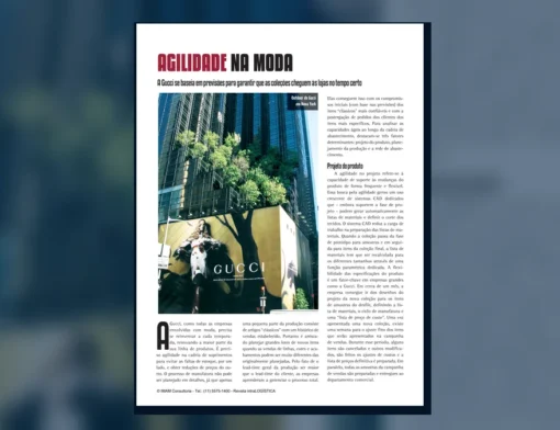 Capa do artigo do acervo técnico da IMAM sobre cadeia de suprimentos ágil