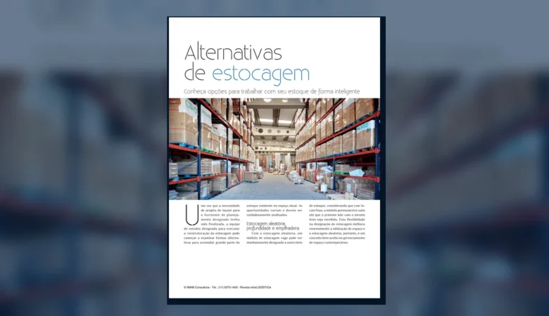 Capa do artigo do acervo técnico da IMAM sobre estocagem aleatória