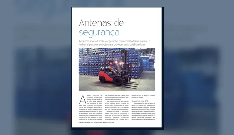 Capa do artigo do acervo técnico da IMAM sobre RFID na segurança de empilhadeiras