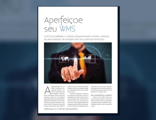 Capa do artigo do acervo técnico da IMAM sobre funcionalidades do WMS