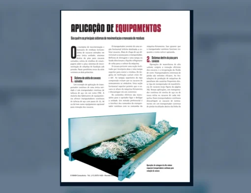 Capa do artigo do acervo técnico da IMAM sobre remoção de cavacos