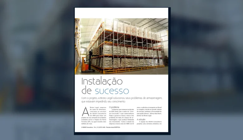 Capa do artigo do acervo técnico da IMAM sobre estocagem por giro