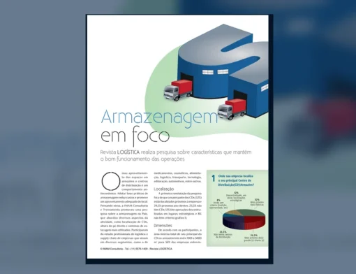 Capa do artigo do acervo técnico da IMAM sobre perfil dos armazéns