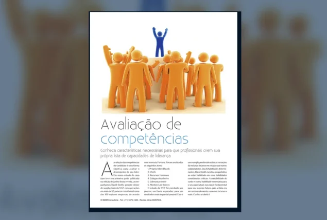 Capa do artigo do acervo técnico da IMAM sobre matriz de avaliação de competências