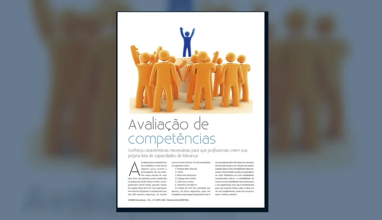 Capa do artigo do acervo técnico da IMAM sobre matriz de avaliação de competências