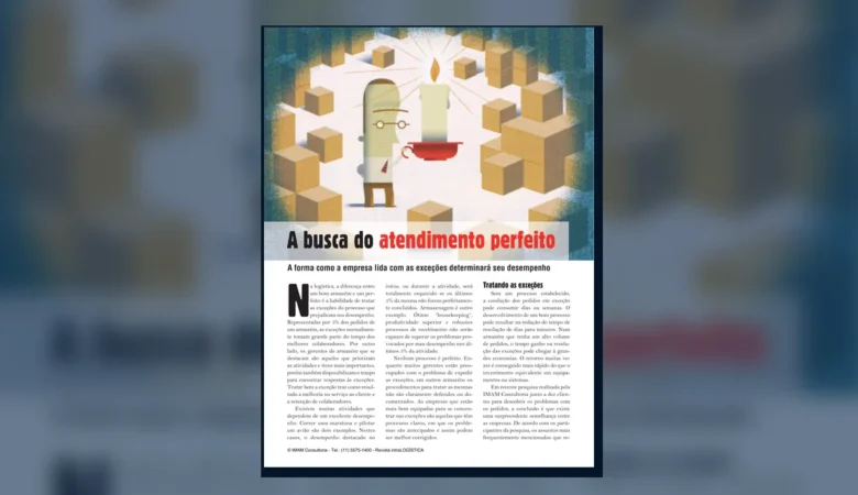 Capa do artigo do acervo técnico da IMAM sobre exceções de pedidos