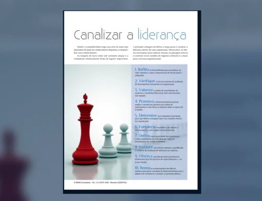 Capa do artigo do acervo técnico da IMAM sobre pipeline de liderança
