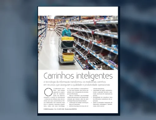 Capa do artigo do acervo técnico da IMAM sobre carrinhos inteligentes