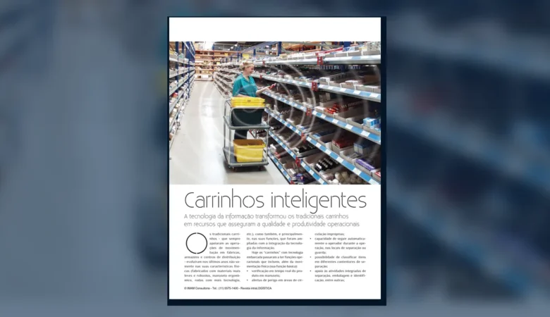 Capa do artigo do acervo técnico da IMAM sobre carrinhos inteligentes