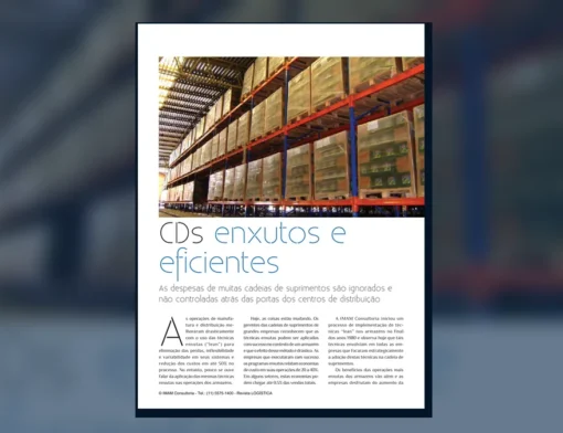 Capa do artigo do acervo técnico da IMAM sobre CD enxuto