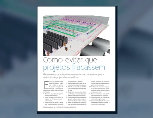 Capa do artigo do acervo técnico da IMAM sobre projetos logísticos