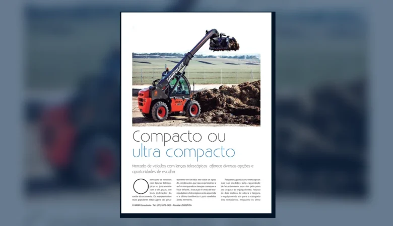 Capa do artigo do acervo técnico da IMAM sobre manipulador telescópico compacto