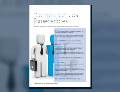 Capa do artigo do acervo técnico da IMAM sobre compliance de fornecedores
