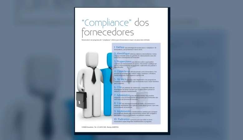 Capa do artigo do acervo técnico da IMAM sobre compliance de fornecedores