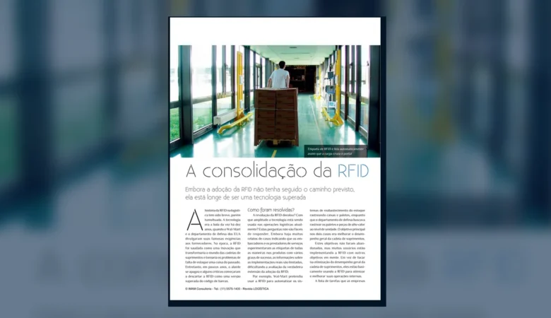 Capa do artigo do acervo técnico da IMAM sobre implementação de RFID