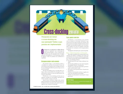 Capa do artigo do acervo técnico da IMAM sobre implantação do cross-docking