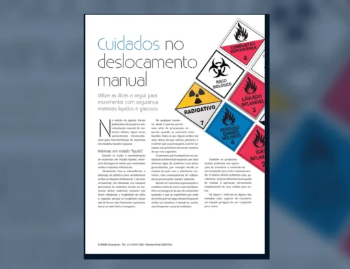 Capa do artigo do acervo técnico da IMAM sobre movimentação de líquidos e gases