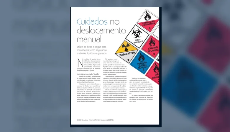 Capa do artigo do acervo técnico da IMAM sobre movimentação de líquidos e gases