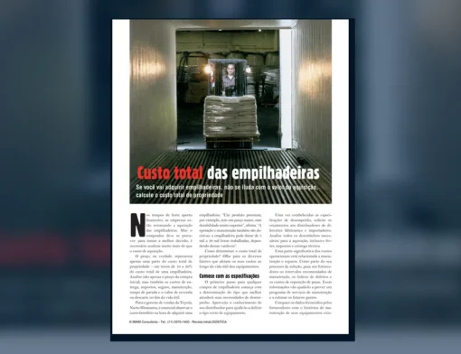 Capa do artigo do acervo técnico da IMAM sobre custo total de propriedade
