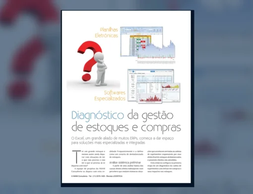 Capa do artigo do acervo técnico da IMAM sobre diagnóstico de estoques e compras