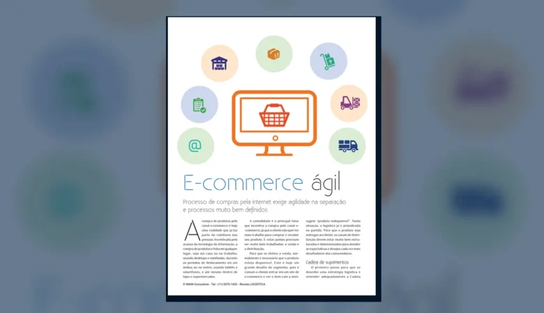 Capa do artigo do acervo técnico da IMAM sobre operação de e-commerce