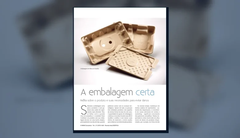 Capa do artigo do acervo técnico da IMAM sobre escolha da embalagem