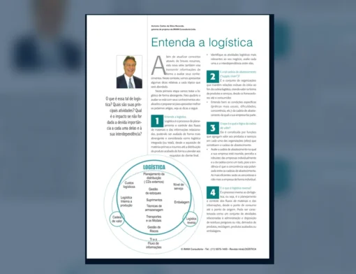 Capa do artigo do acervo técnico da IMAM sobre conceitos básicos de logística