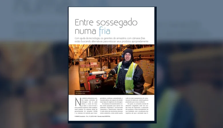 Capa do artigo do acervo técnico da IMAM sobre tecnologia em câmaras frias
