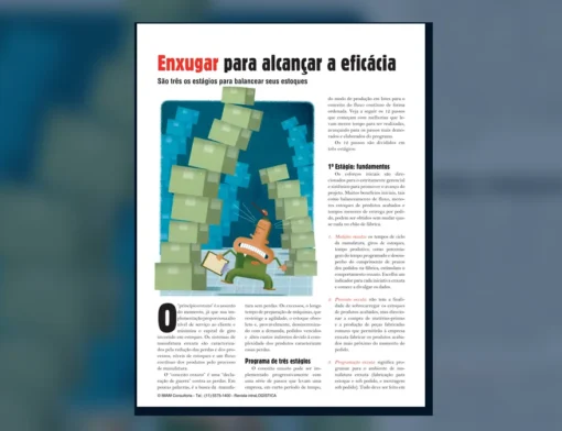 Capa do artigo do acervo técnico da IMAM sobre conceito enxuto