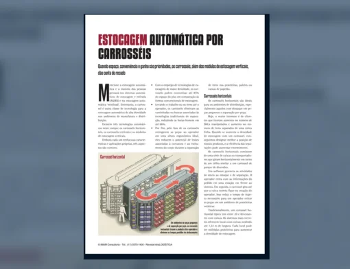 Capa do artigo do acervo técnico da IMAM sobre carrosséis automáticos