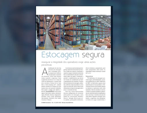 Capa do artigo do acervo técnico da IMAM sobre estocagem segura