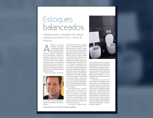 Capa do artigo do acervo técnico da IMAM sobre estoque balanceado