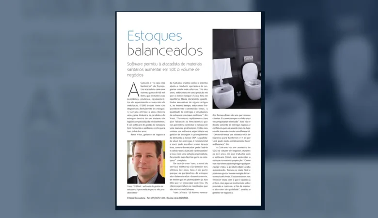 Capa do artigo do acervo técnico da IMAM sobre estoque balanceado