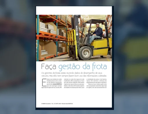 Capa do artigo do acervo técnico da IMAM sobre gerenciamento de frotas