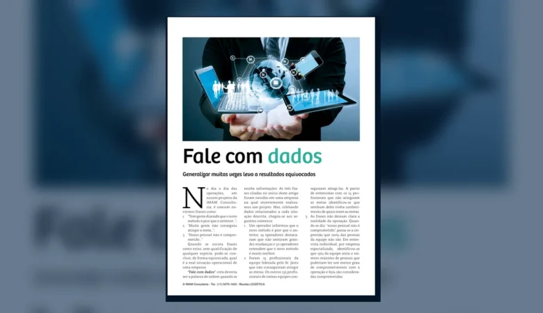 Capa do artigo do acervo técnico da IMAM sobre falar com dados