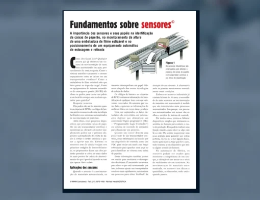 Capa do artigo do acervo técnico da IMAM sobre sensores
