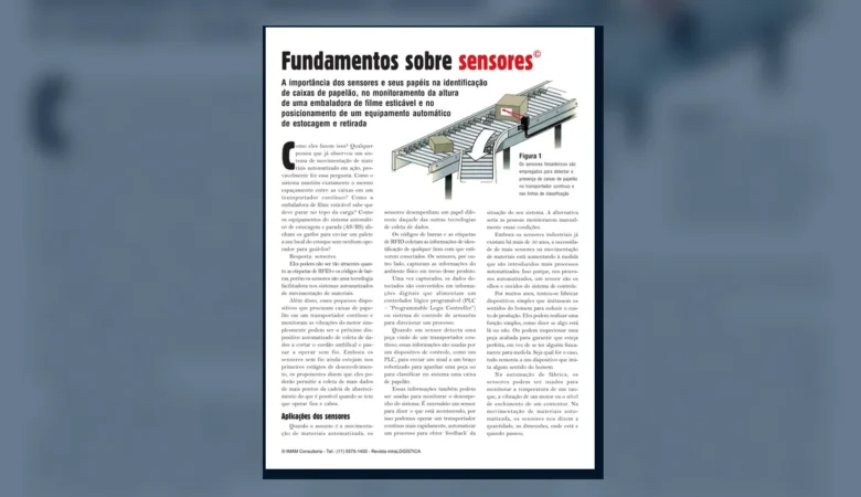 Capa do artigo do acervo técnico da IMAM sobre sensores