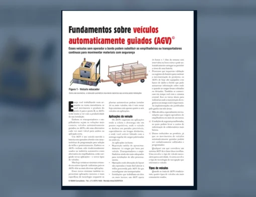 Capa do artigo do acervo técnico da IMAM sobre AGV
