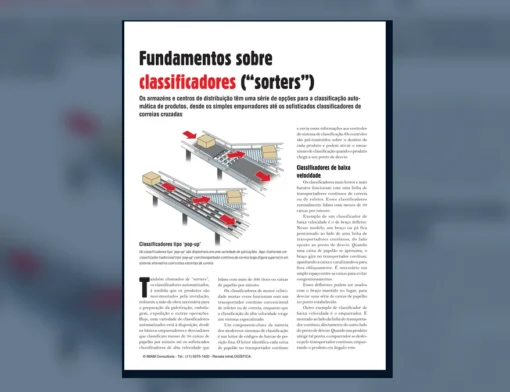 Capa do artigo do acervo técnico da IMAM sobre sorters